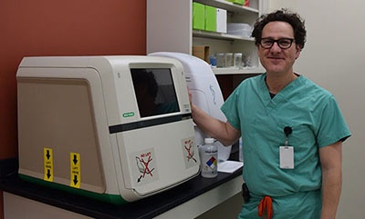 Dr. Greiner with the Chemidoc MP Imaging System