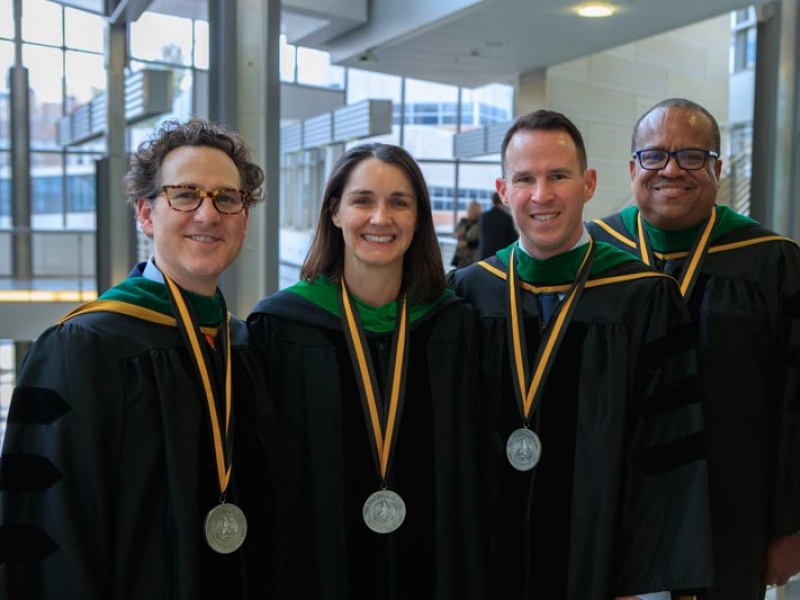 Dr. Mark Greiner and other New Endowed Professorship recipients
